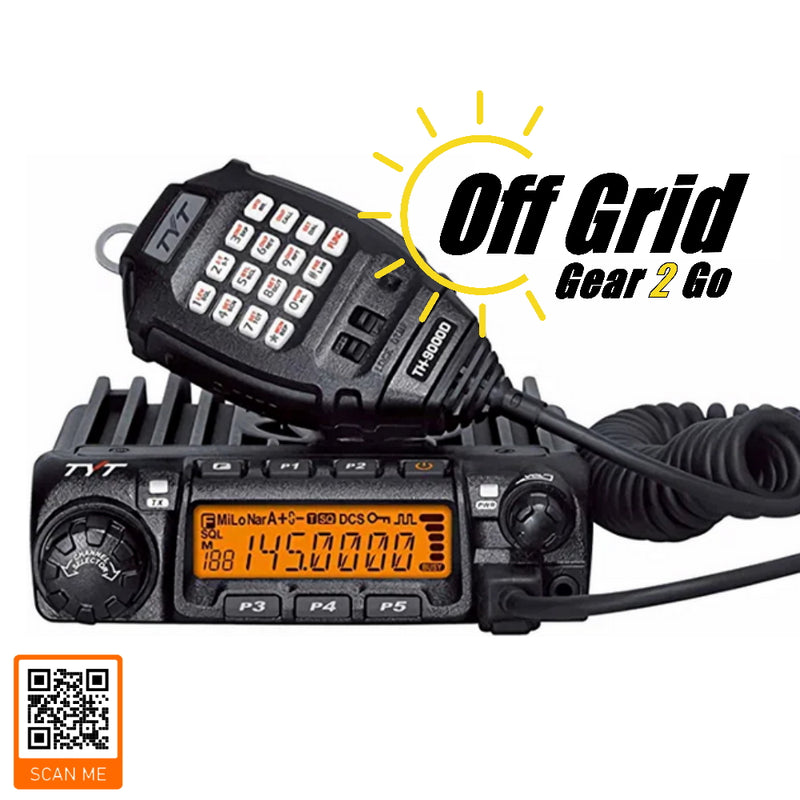 TYT TH-9000D VHF Single Band 65W Mobile Transceiver Radio