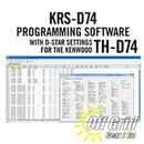 RTS Kenwood KRS-D74 Programming Software Only - No Cable