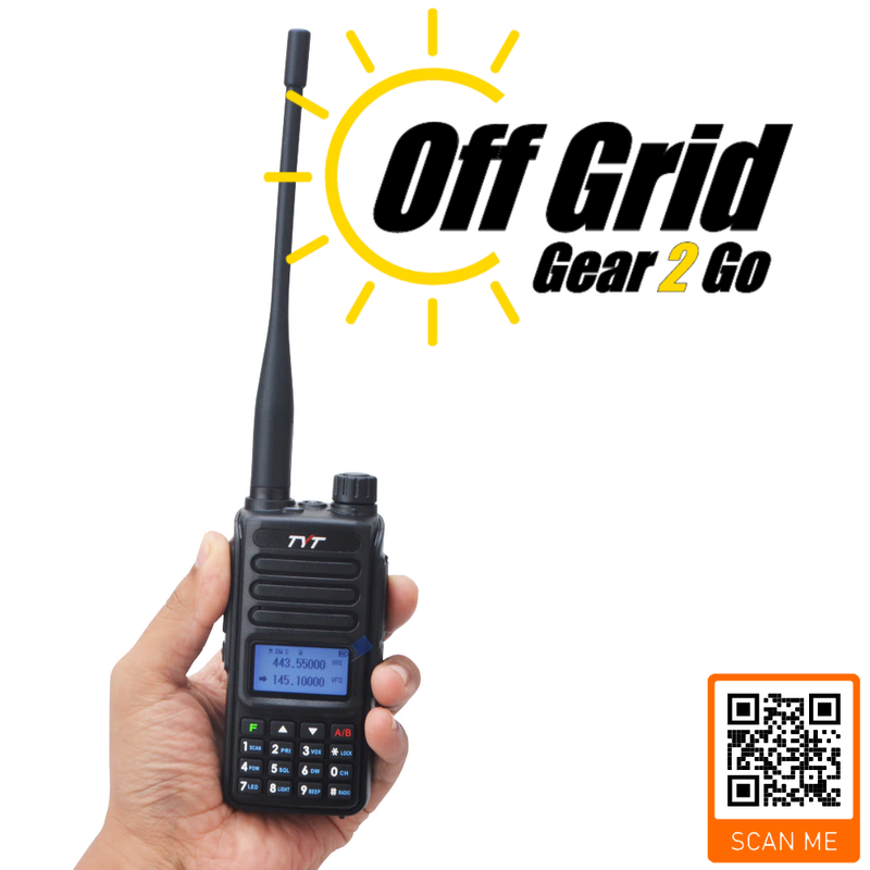 TH-UV98 Two-Way 10 Watt VHF/UHF Analog Radio w/3200mAh Extended Li-Ion Battery