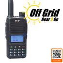 TH-UV98 Two-Way 10 Watt VHF/UHF Analog Radio w/3200mAh Extended Li-Ion Battery