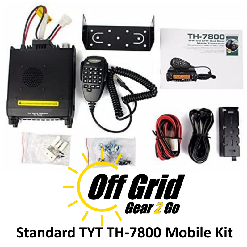 TYT TH-7800 50W Dual-Band, Dual-Display 144/450 MHz Mobile Radio with Cross-Band Repeat