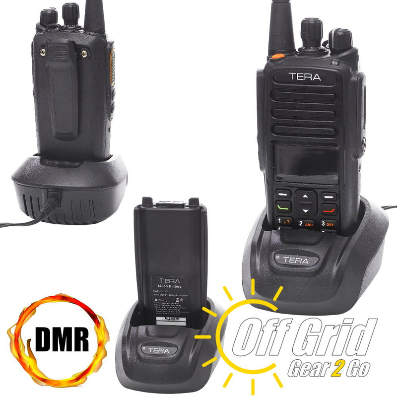 TERA TR-7400 Digital DMR UHF 1024 Channel Handheld Commercial Radio