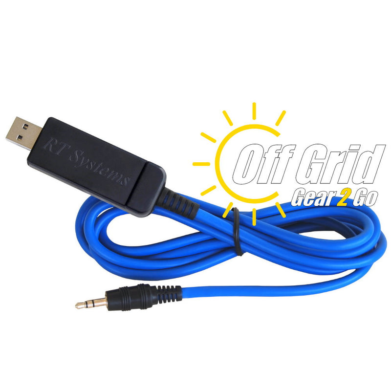 RTS USB-29A FTDI Programming Cable     (3.5mm Stereo Plug - Blue Cable)