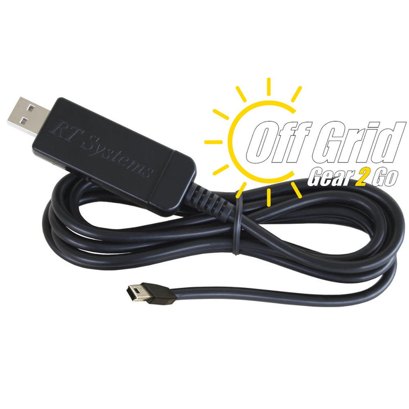 RTS USB-32 FTDI Programming Cable     (Mini-B Plug - Black Cable)