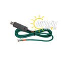 RTS USB-39 FTDI Programming Cable     (6-Pin Modular Plug Green Cable w/Orange Band)