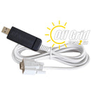 RTS USB-63 FTDI Programming Cable     (DB-9 Female - White Cable)