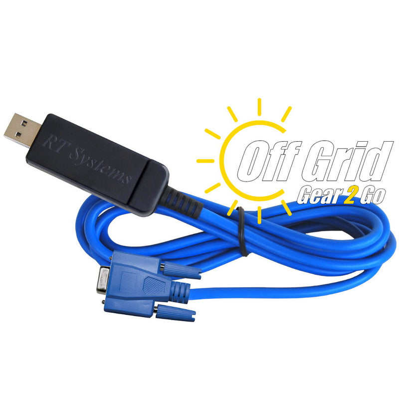 RTS USB-64 FTDI Programming Cable     (DB-9 Male - Blue Cable)