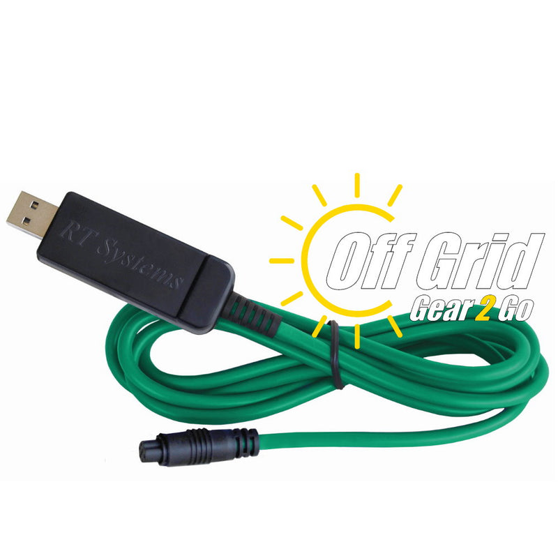 RTS USB-92 FTDI Programming Cable (Unique 12-Pin Mic Plug - Green Cable)