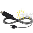 RTS USB-K4Y FTDI Programming Cable (2-Pin Kenwood HT Connection - Gray Cable)