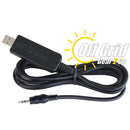 RTS USB-RTS01 FTDI Programming Cable     (3.5mm Stereo Plug - Black Cable)