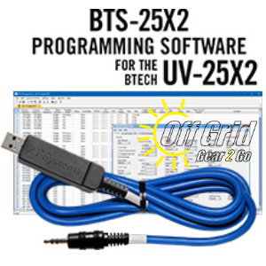 RTS BTECH BTS-25X2 Programming Software Cable Kit