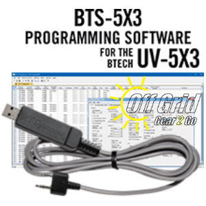 RTS BTECH BTS-5X3 Programming Software Cable Kit