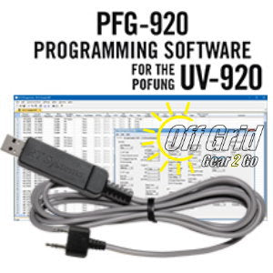 RTS Pofung PFG-920 Programming Software Cable Kit