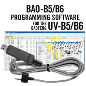 RTS Baofeng BAO-B5/B6 Programming Software Cable Kit