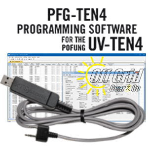 RTS Pofung PFG-TEN4 Programming Software Cable Kit