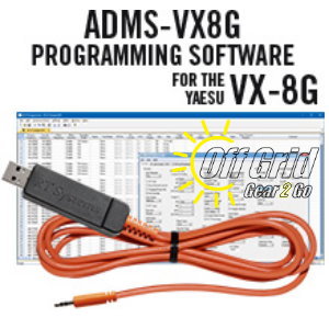 RTS Yaesu ADMS-VX8G Programming Software Cable Kit