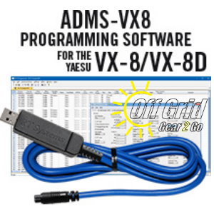 RTS Yaesu ADMS-VX8 Programming Software Cable Kit