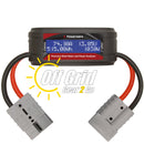 WMPLUS SB50 - Watt Meter Plus, DC Inline Power Analyzer, 75A Continuous, 8 Gauge, SB50 Powerpole Connectors