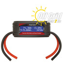 WMPLUS - Watt Meter Plus, DC Inline Power Analyzer, 75A Continuous, 8 Gauge, Bare Wire Ends