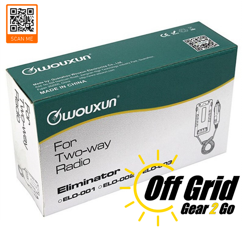 Wouxun KG-UV3Q Battery Eliminator