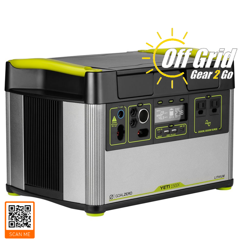 GOAL ZERO YETI 1500X LITHIUM PORTABLE POWER STATION