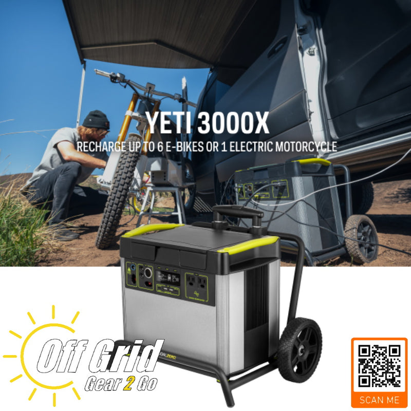 GOAL ZERO Yeti 3000X Lithium Portable Power Station (Pay over time with ShopPay!)