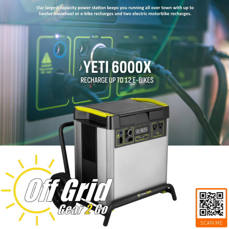 GOAL ZERO Yeti 6000X Lithium Portable Power Station (Pay over time with ShopPay!)