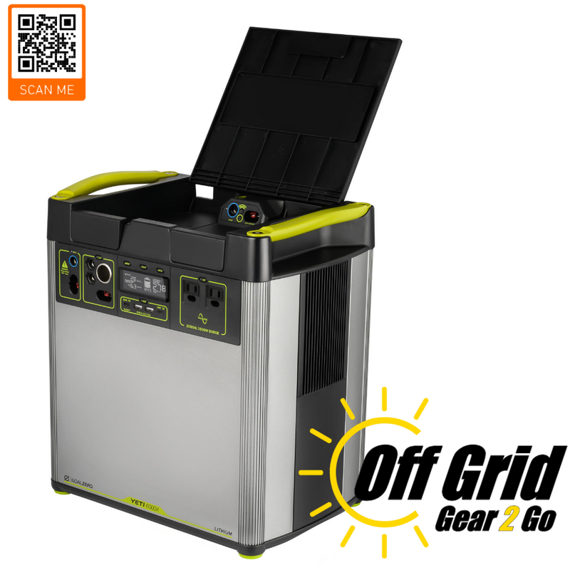 GOAL ZERO Yeti 6000X Lithium Portable Power Station (Pay over time with ShopPay!)