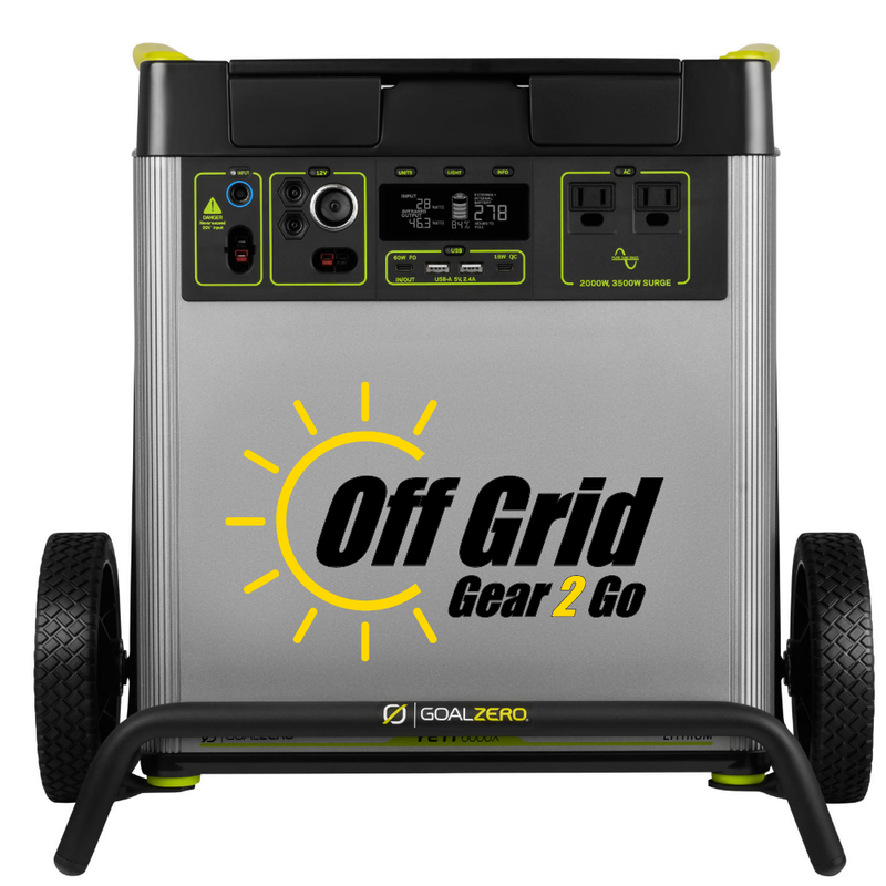 GOAL ZERO Yeti 6000X Lithium Portable Power Station (Pay over time with ShopPay!)